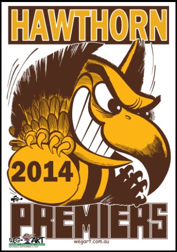 2014 Hawks WEG Grand Final Poster